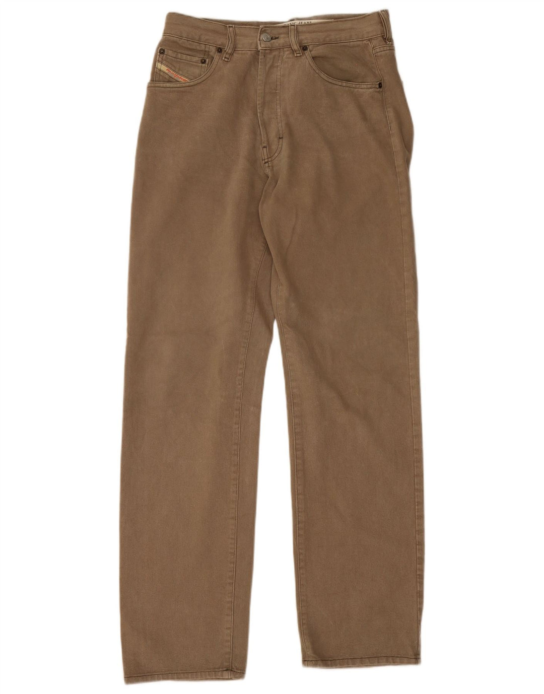 Jeans retos masculinos Diesel W32 L33 algodão marrom