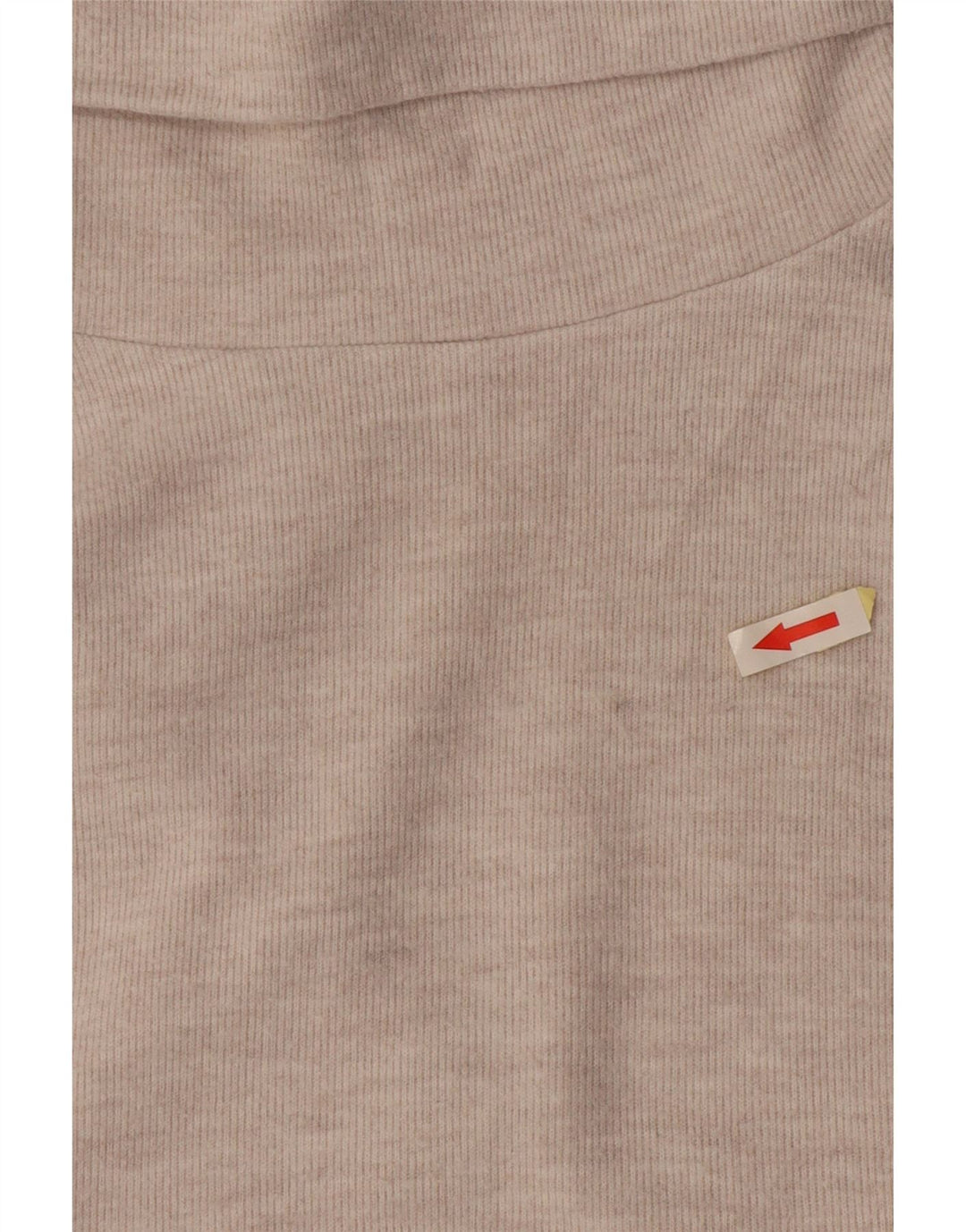 Blusa feminina sem mangas com gola redonda Zara UK 10 pequena branca