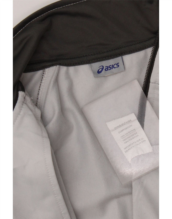 Asics Womens Tracksuit Top Jacket UK 18 XL Cinza Poliéster