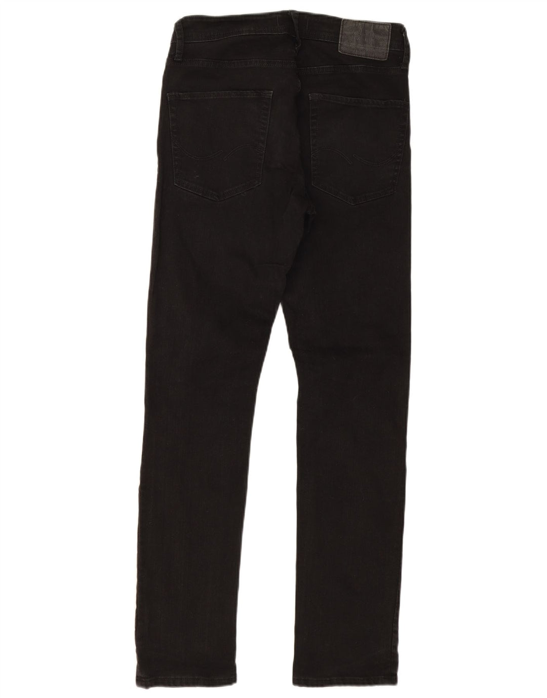 Jack & Jones Masculino Tim Slim Jeans W29 L30 Algodão Preto