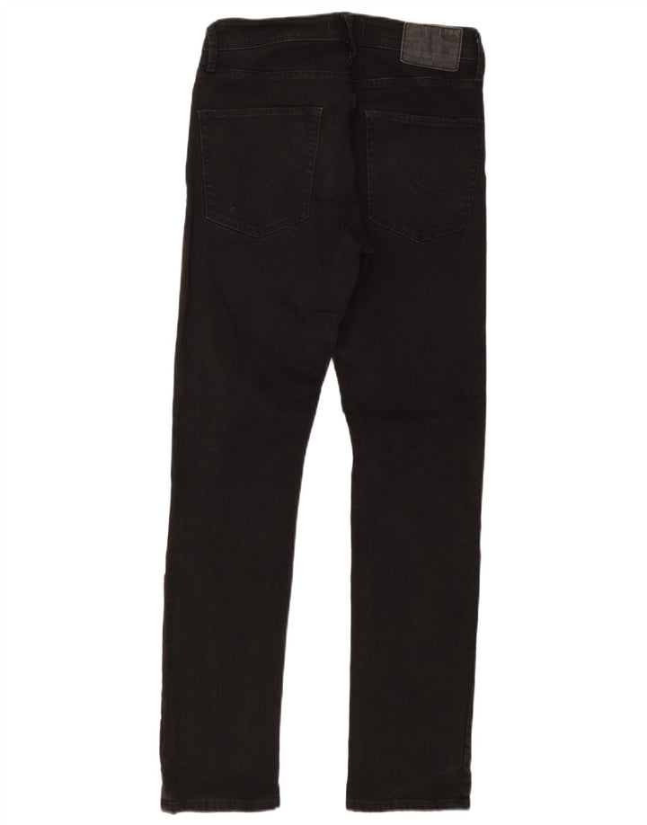 Jack & Jones Masculino Tim Slim Jeans W29 L30 Algodão Preto