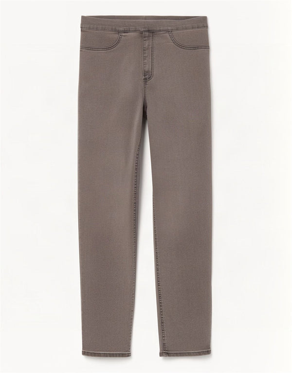 Calça jeans feminina Marks & Spencer UK 18 XL W36 L27 algodão cinza