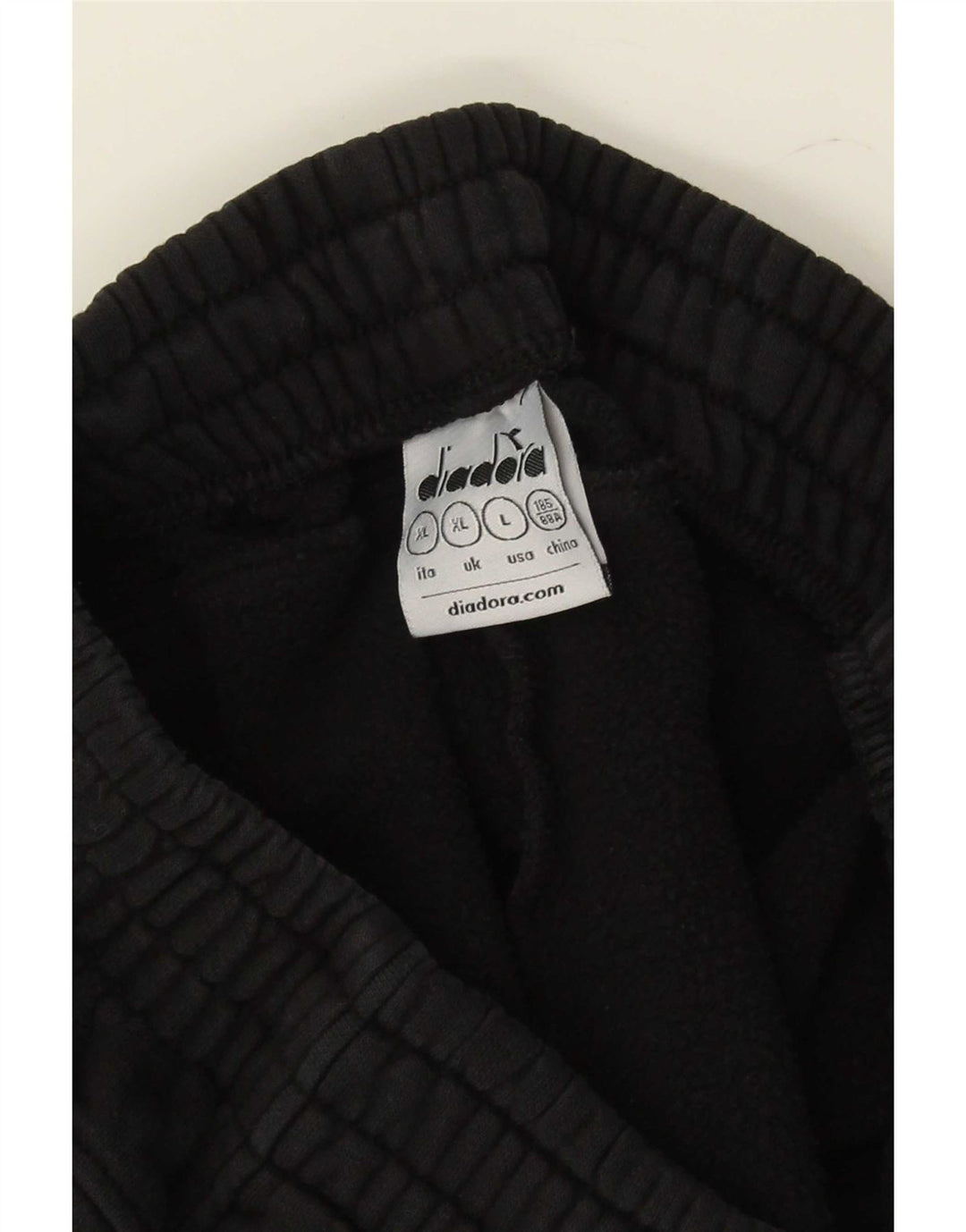 Calças de treino masculinas Diadora XL preto