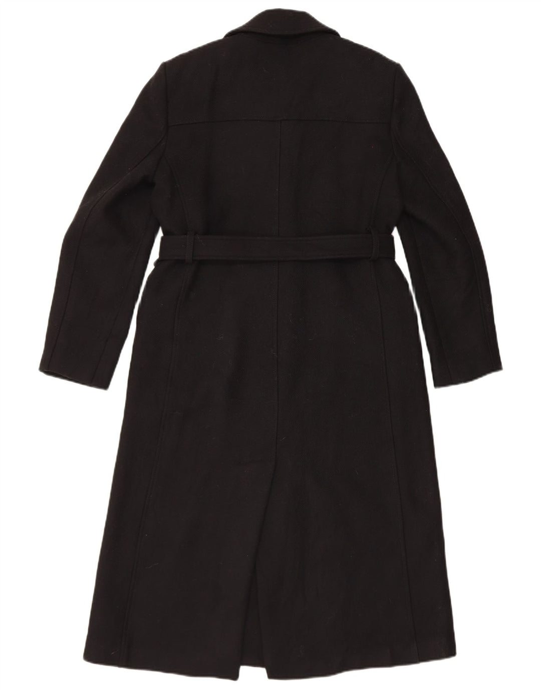 Sobretudo feminino Zara UK 14 lã preta média