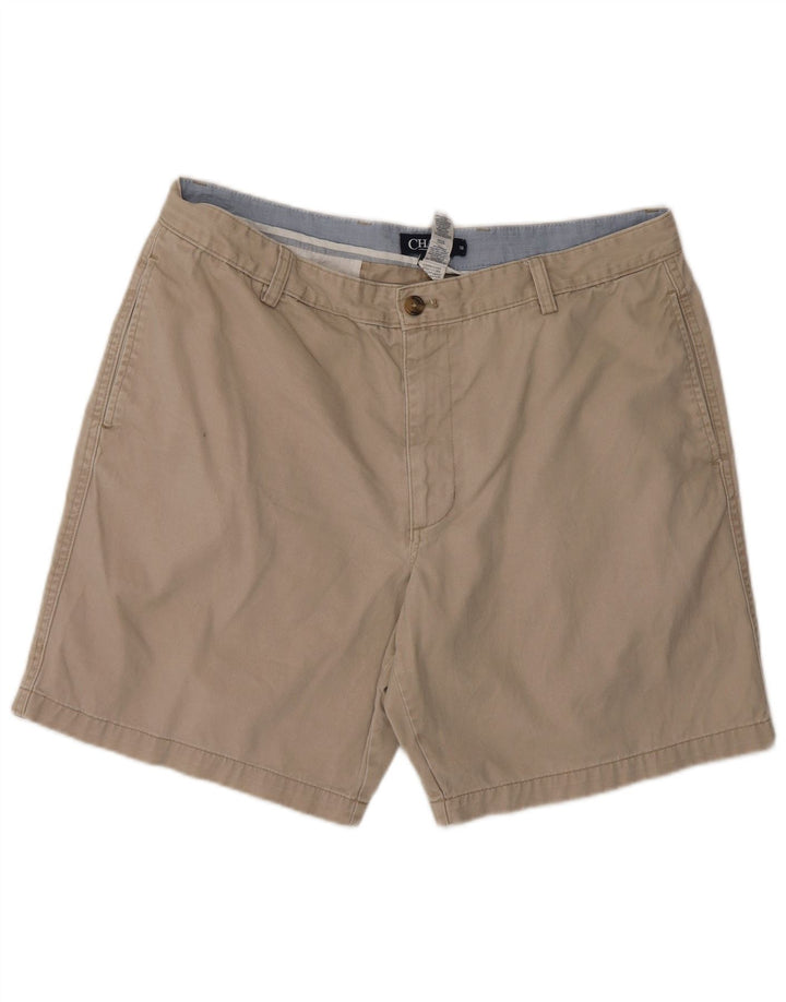 Shorts Chino Masculino Chaps W38 XL Algodão Bege