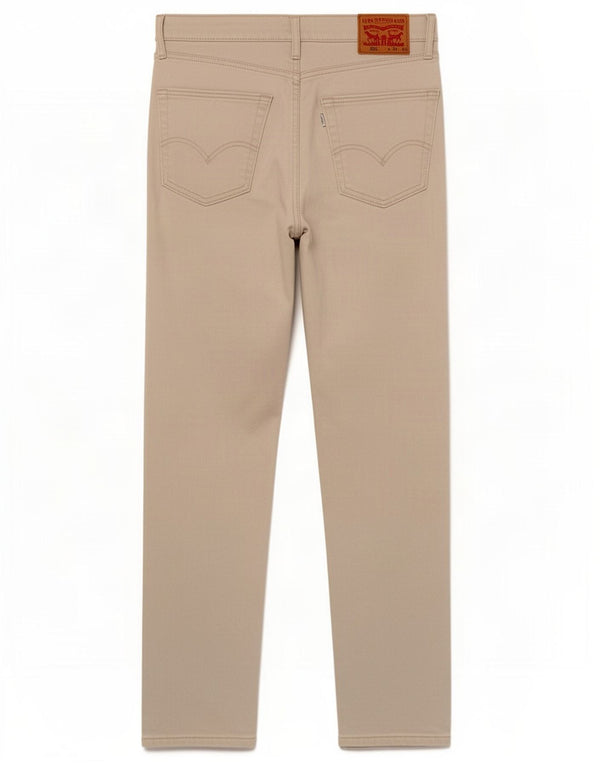 Levi's Masculino 502 Tapered Jeans W32 L34 Algodão Bege