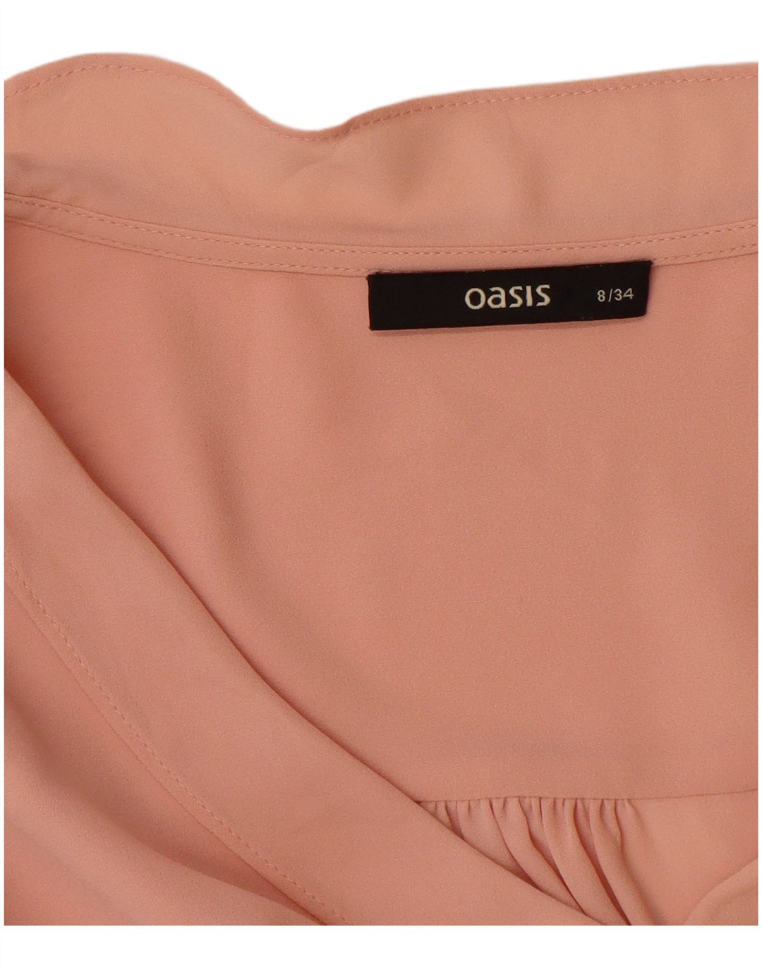 Blusa feminina de manga comprida Oasis UK 8 Smal rosa
