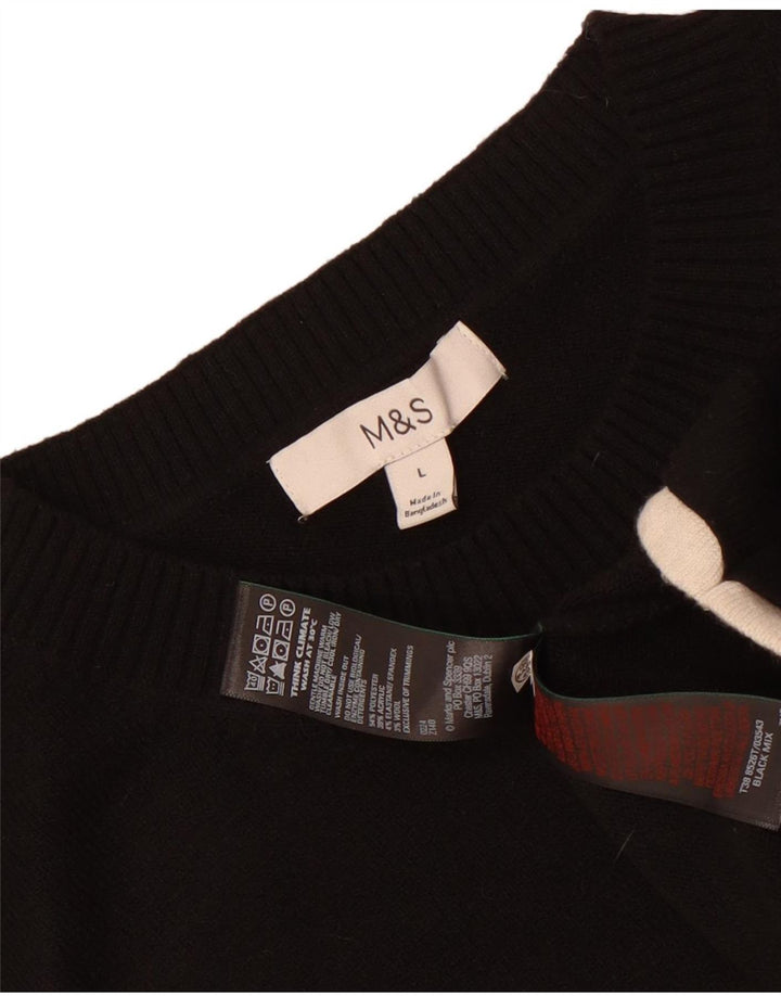 Regata masculina Marks & Spencer com colete grande de poliéster preto