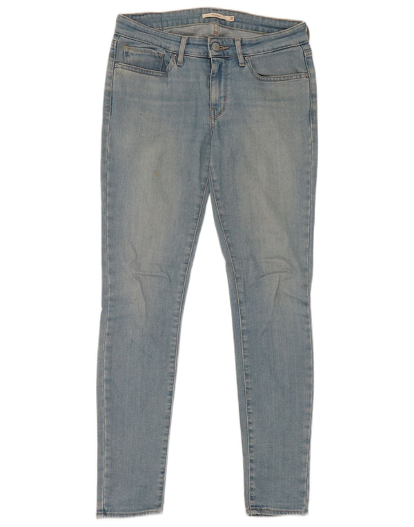 Calça jeans feminina Levi's 711 skinny W27 L28 azul algodão