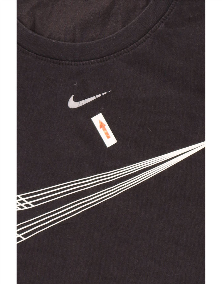 Camiseta Nike masculina gráfica Top 2XL algodão preto