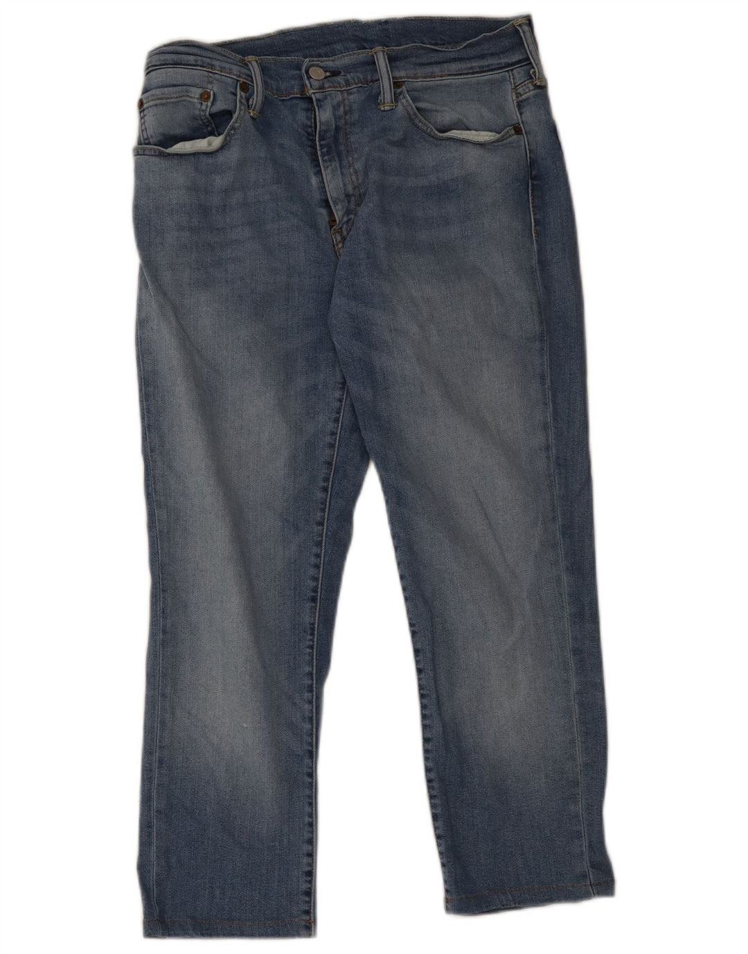 Levi's Masculino 511 Cropped Slim Jeans W33 L25 Azul Algodão
