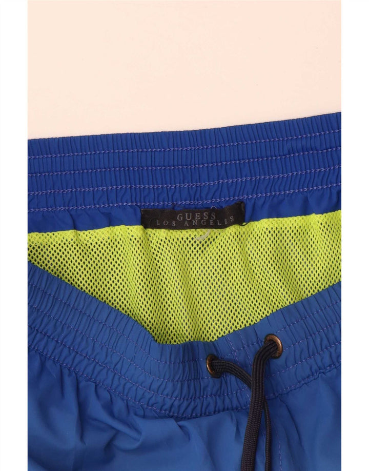 Guess Shorts De Natação Masculino Pequeno Azul