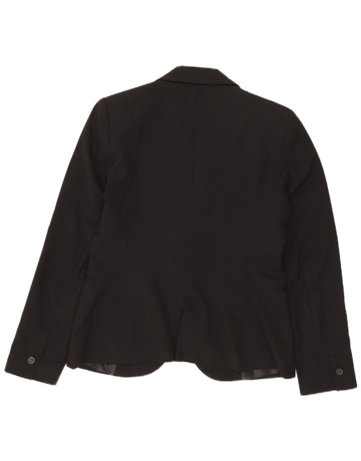 Jaqueta blazer feminina Zara com 1 botão UE 38 pequena preta