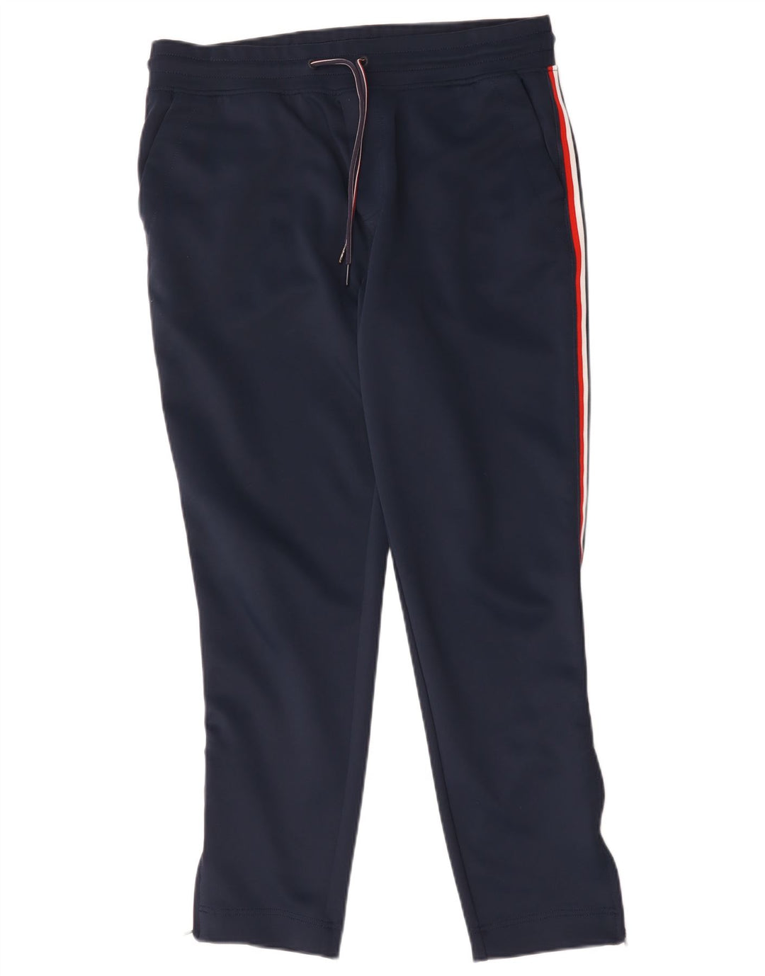 Calça de treino masculina Tommy Hilfiger médio azul marinho colorblock