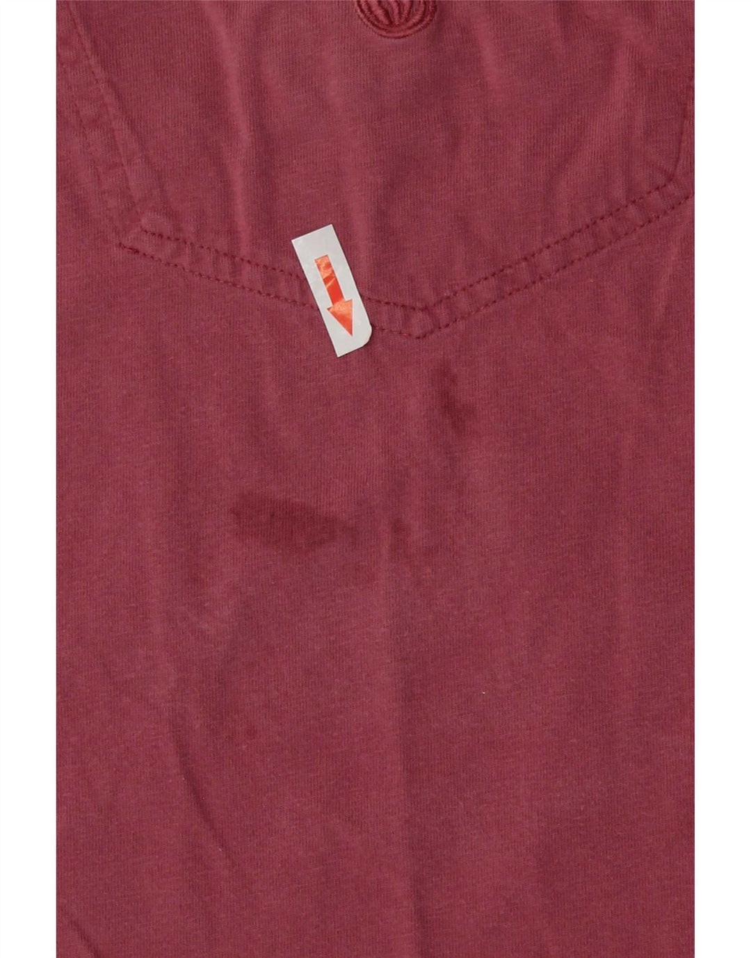Camiseta gráfica masculina Fat Face Top grande de algodão vermelho