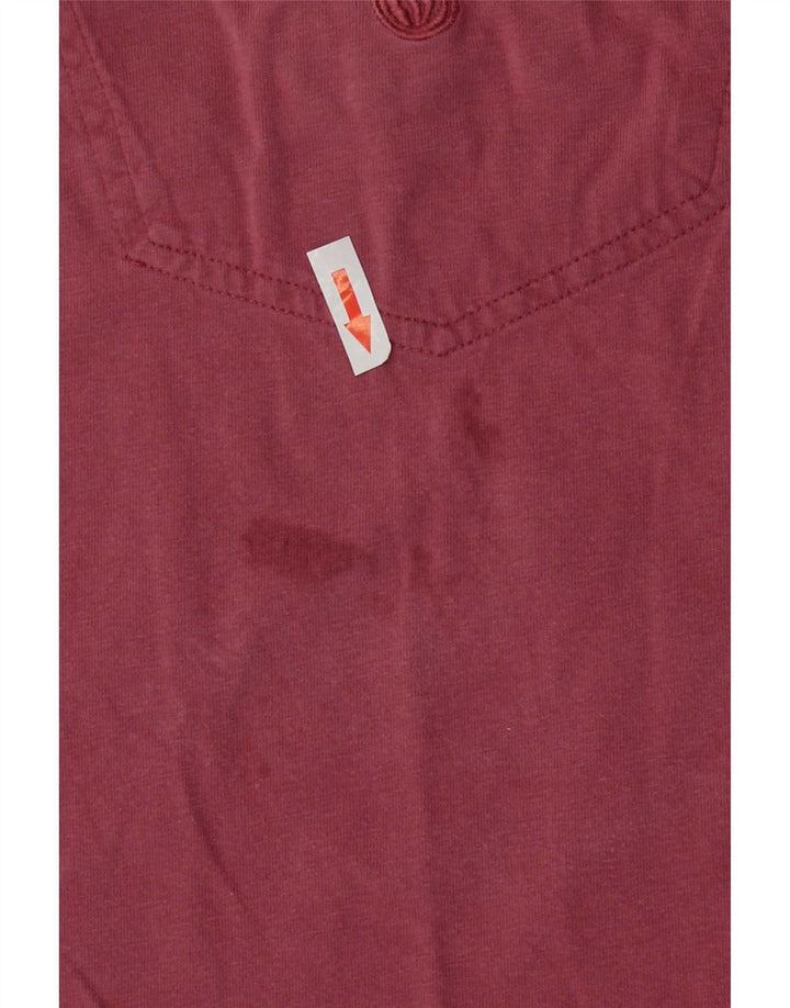 Camiseta gráfica masculina Fat Face Top grande de algodão vermelho