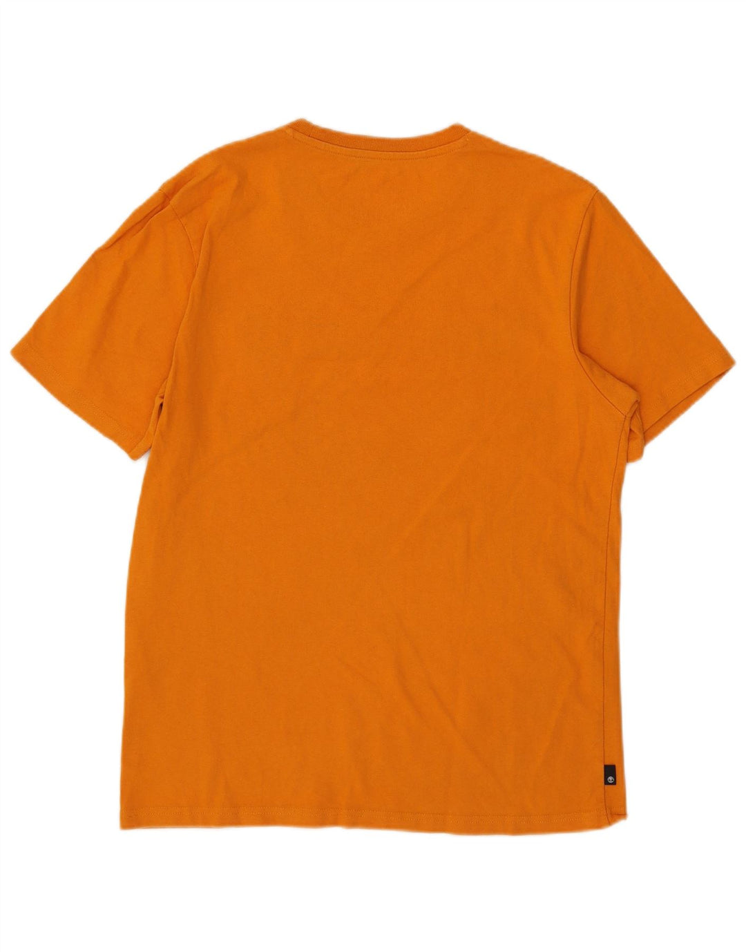 Camiseta masculina Timberland Regular Fit Graphic Top Médio Algodão Laranja