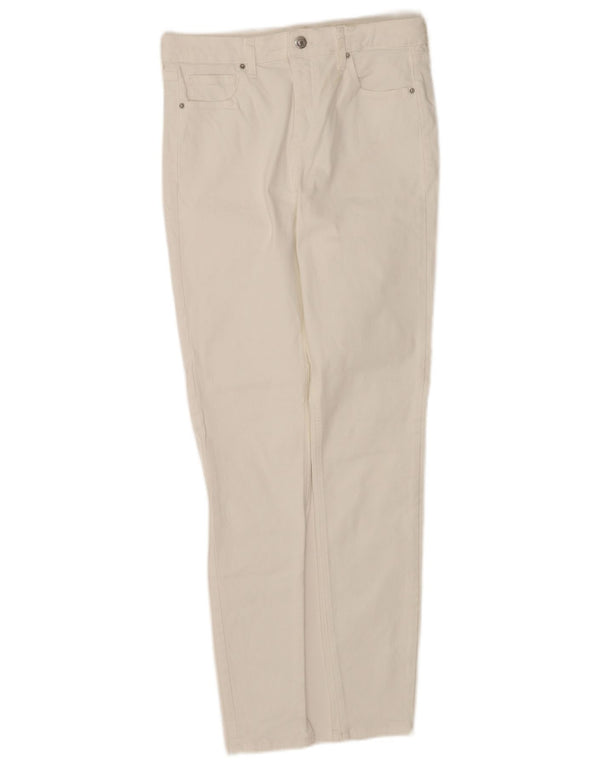 Topshop feminino Jamie Skinny Jeans W30 L30 algodão branco