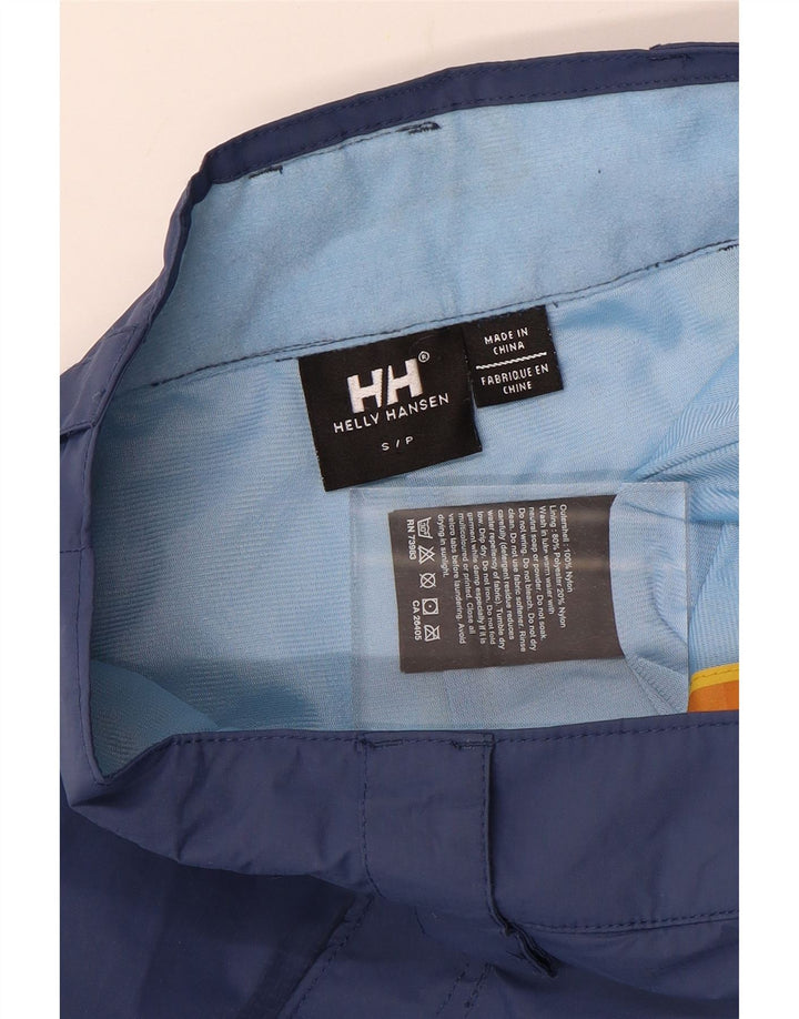 Calça corta-vento masculina Helly Hansen pequena W28 L29 azul marinho nylon