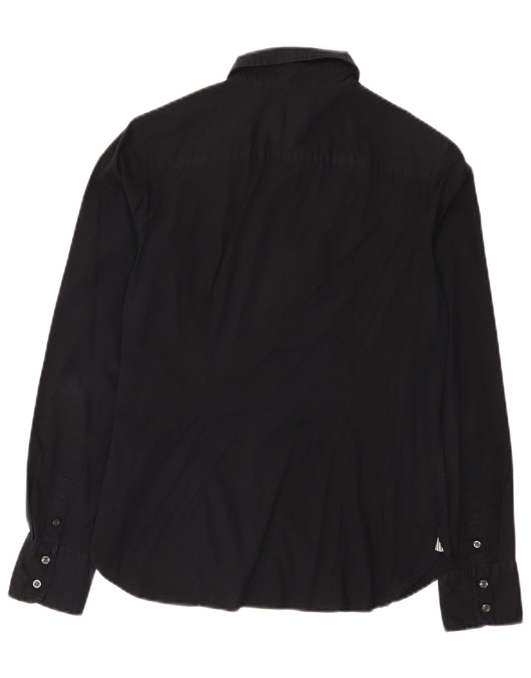 Camisa feminina Tommy Hilfiger EUA 6 médio algodão preto
