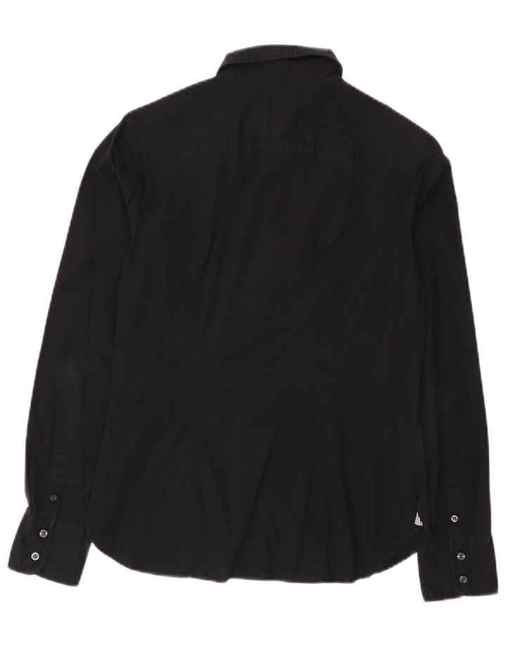 Camisa feminina Tommy Hilfiger EUA 6 médio algodão preto