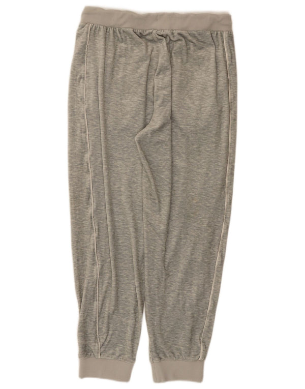 Fila Mens Velour Tracksuit Calças Joggers Cinza Médio Poliéster Flecked