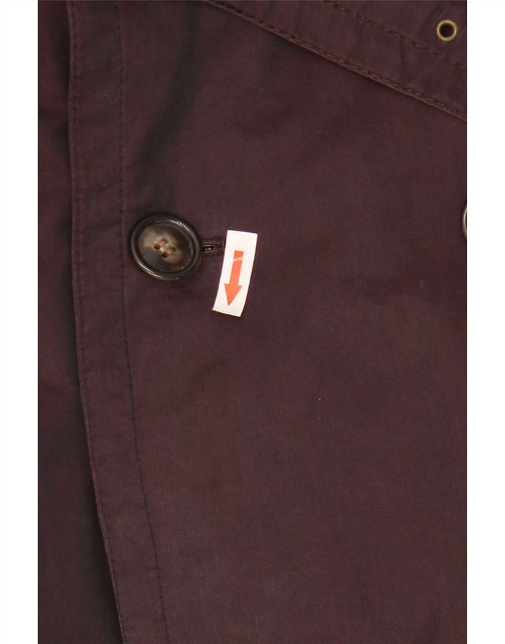 Trench Coat Vintage Masculino UK 40 Grande Roxo