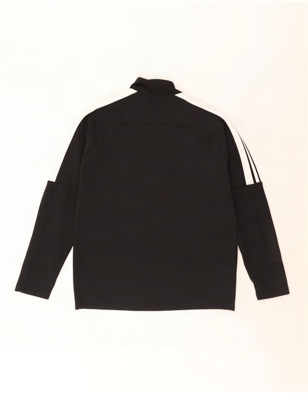 Pulôver masculino Nike Dri Fit com gola zip e moletom grande preto colorido