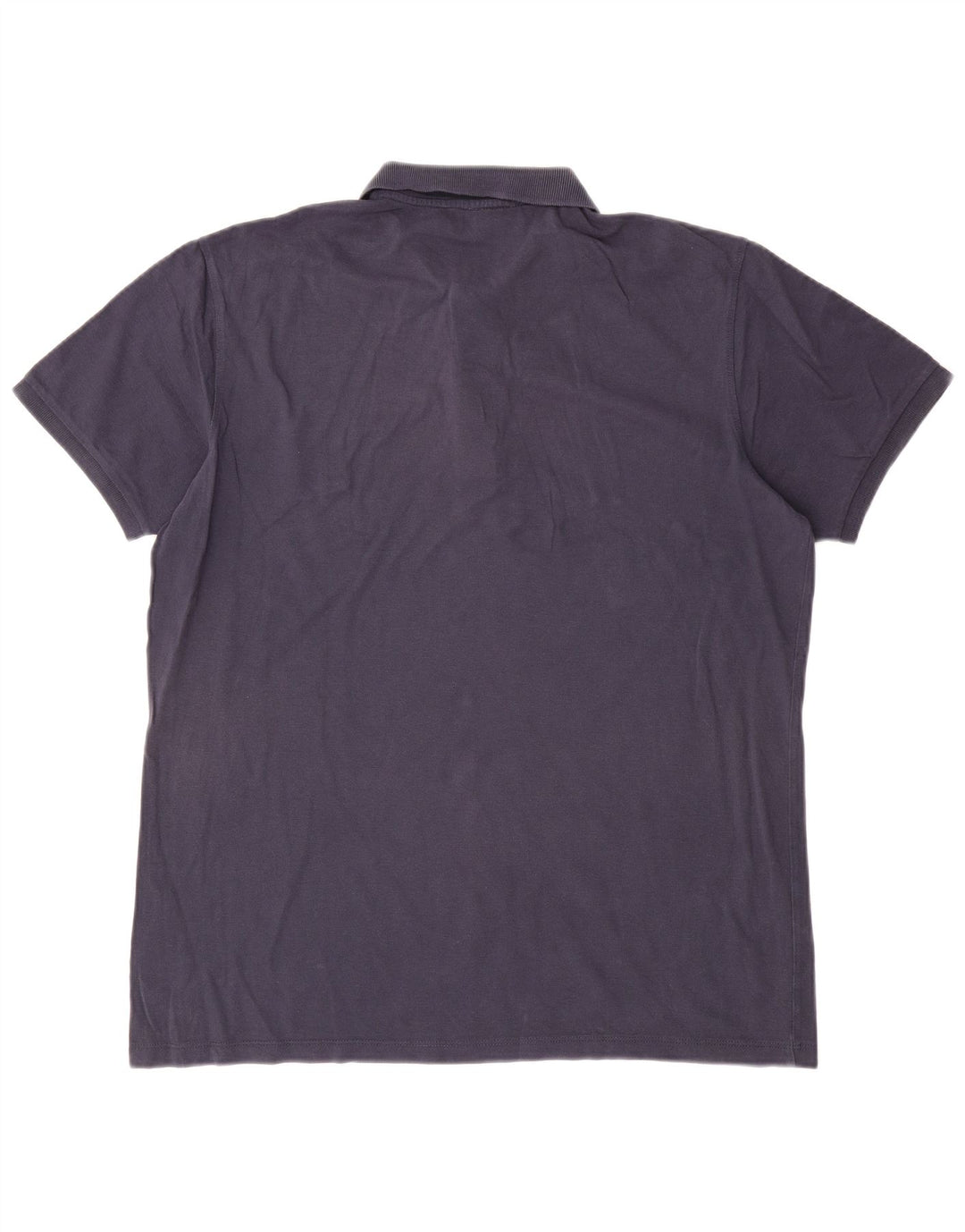 Camisa polo masculina Lacoste tamanho 7 2XL azul marinho