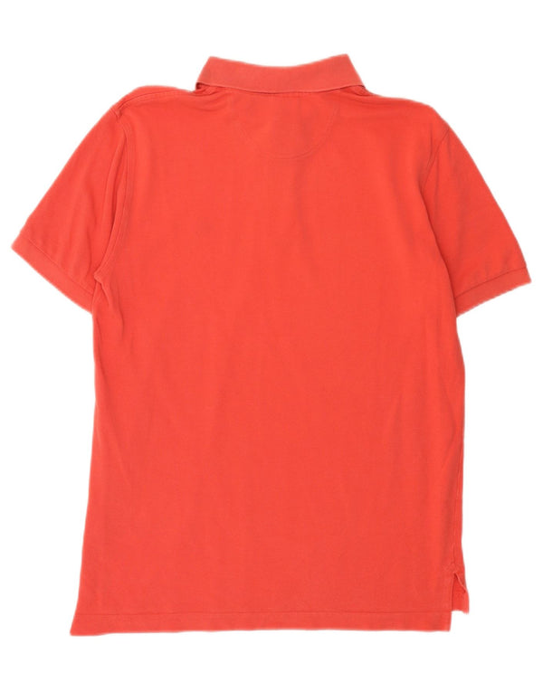 BROOKS BROTHERS Camisa polo masculina slim fit de algodão vermelho médio