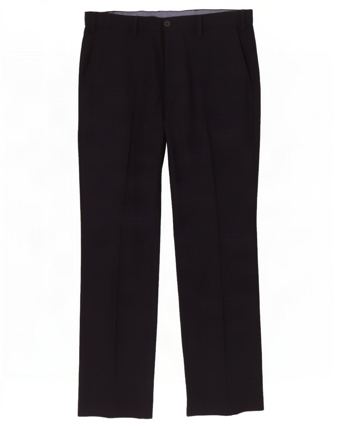 Calça Chino Regular Masculina Marks & Spencer W34 L31 Azul Marinho Poliéster