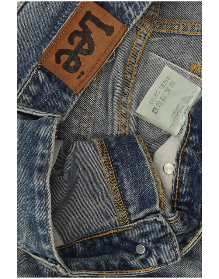 Lee Mens Straight Jeans W32 L33 Azul Algodão