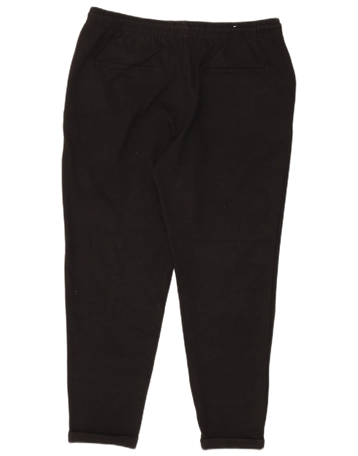 Calça de treino masculina Zara XL preto poliéster