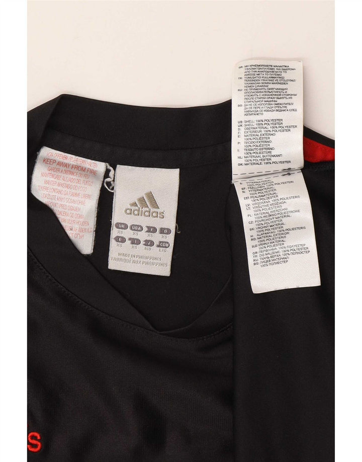 Adidas Mens Camiseta Top XS Poliéster Preto