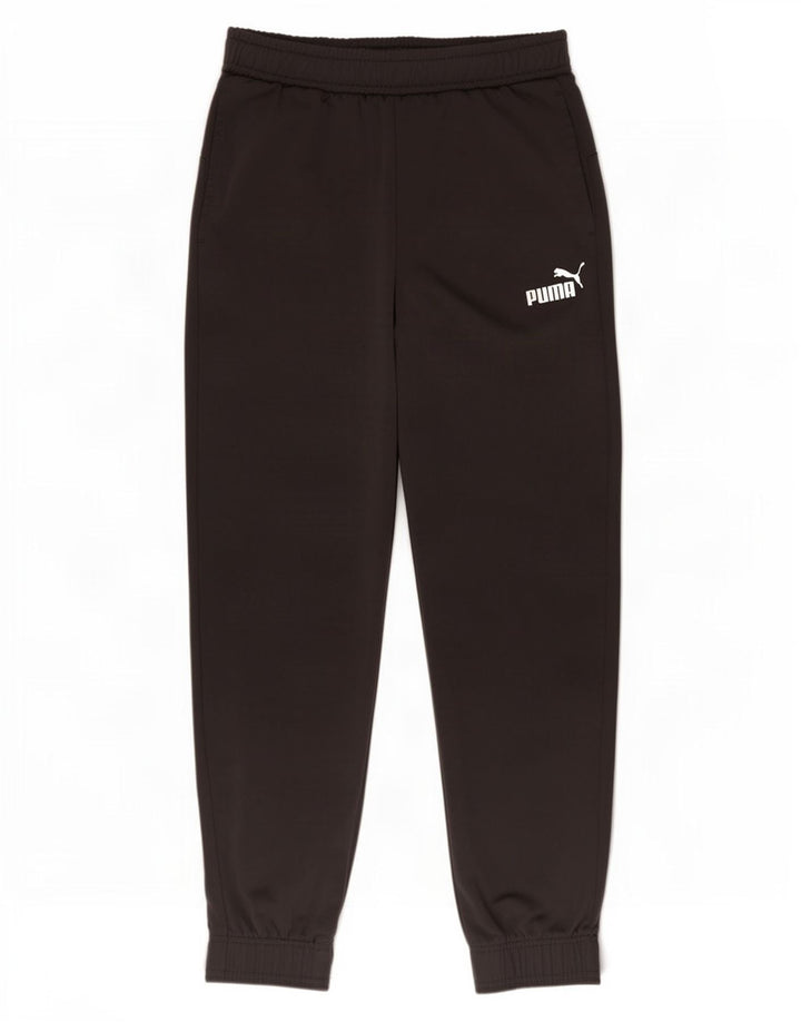 Calça de treino masculina Puma Joggers médio preto poliéster