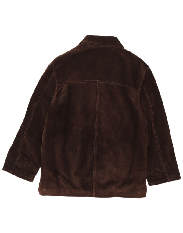 Jaqueta masculina vintage de camurça IT 44 XS marrom