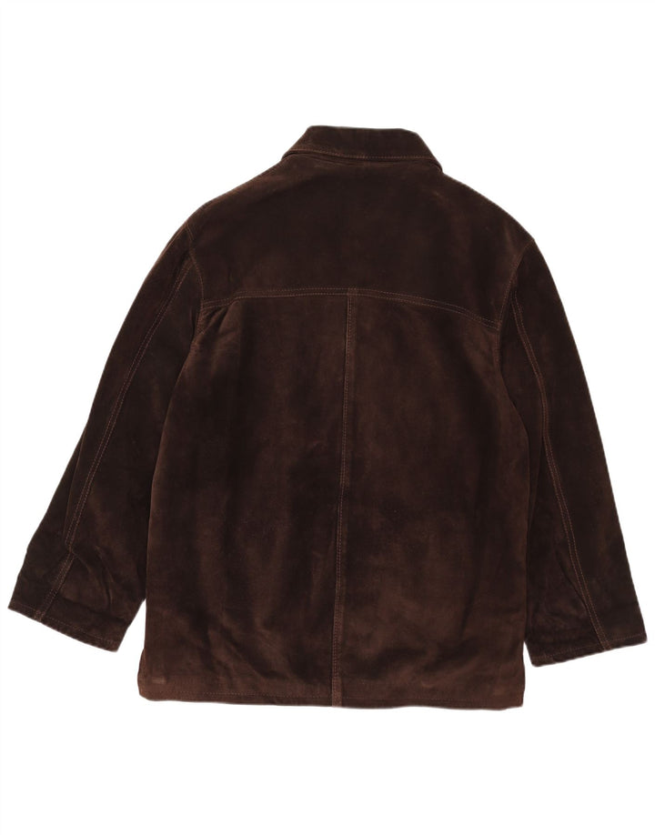 Jaqueta masculina vintage de camurça IT 44 XS marrom