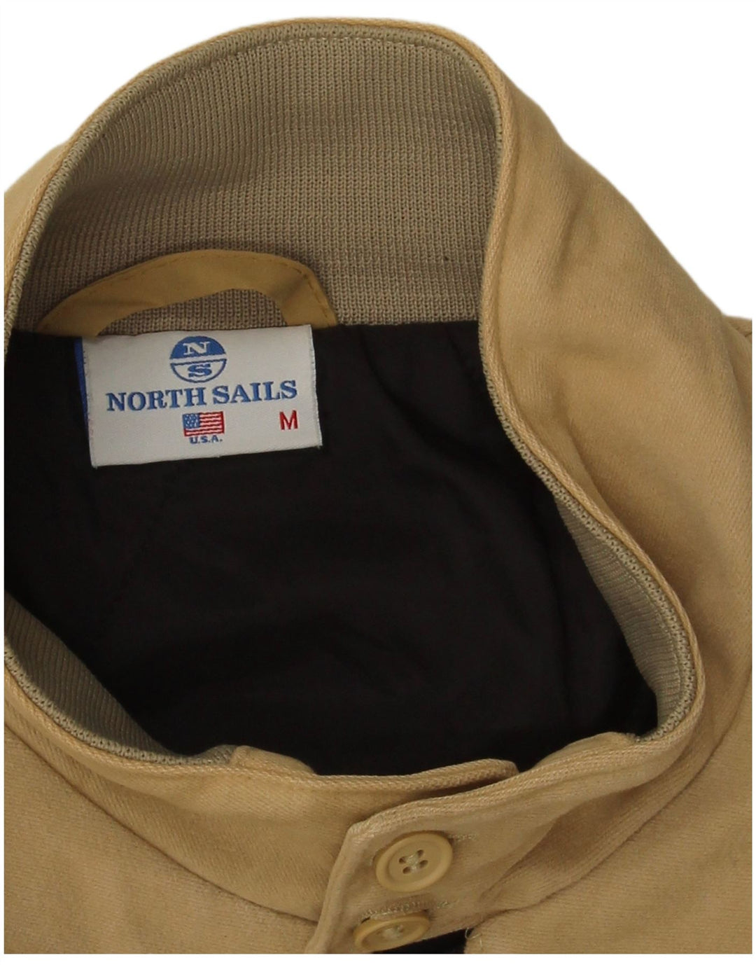 Jaqueta bomber masculina North Sails UK 38 médio bege