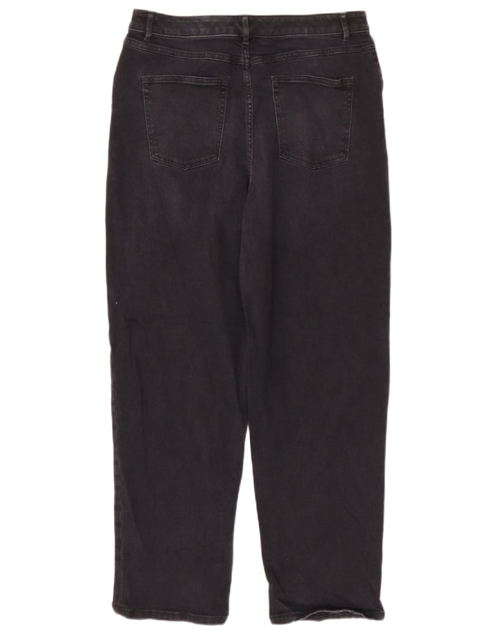 Jeans Marks & Spencer Feminino Autograph Tapered Reino Unido 12 Médio W32 L29 Cinza