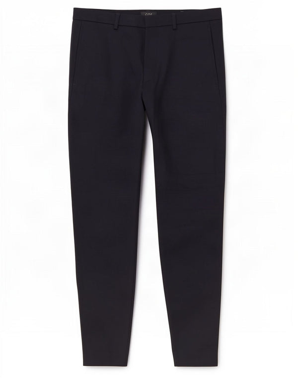 Calça Chino Masculina Slim Cos EU 50 Grande W34 L28 Azul Marinho Viscose