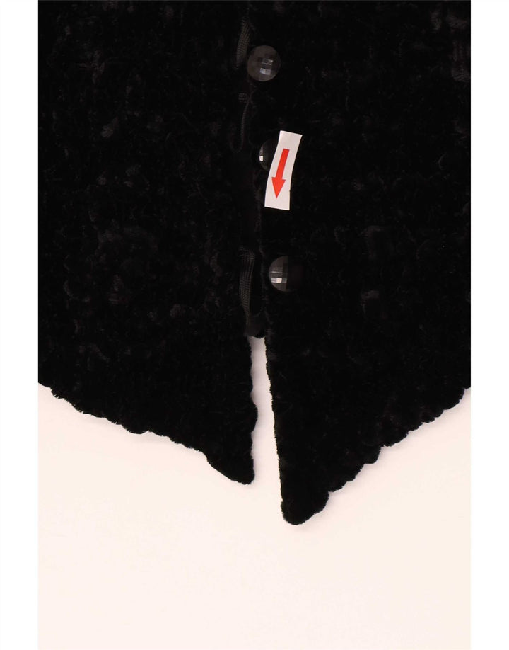 Jaqueta Bolero Feminina de Veludo Simonetta IT 42 Viscose Preta Média