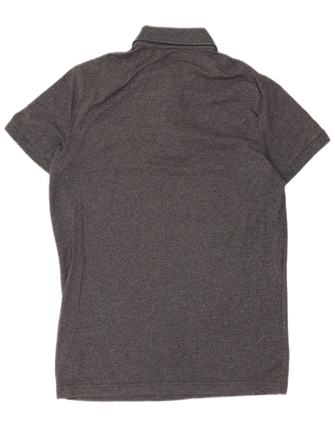 Camisa polo masculina Hollister pequena algodão cinza