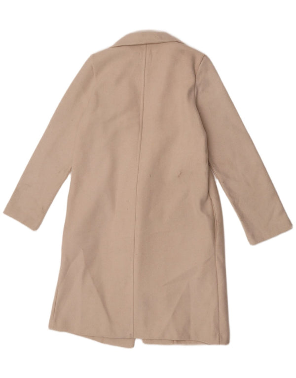 Sobretudo aberto feminino Zara UK 10 pequeno branco