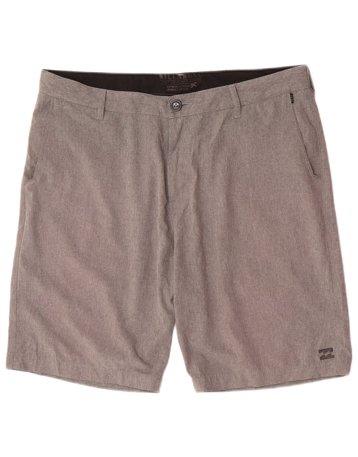 Billabong Mens Chino Shorts W36 Grande Poliéster Cinza