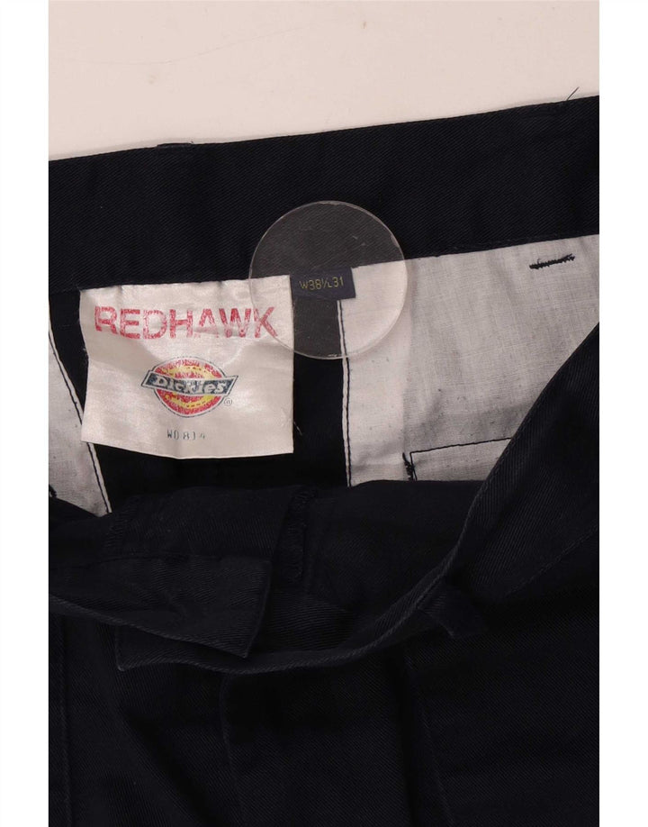 Calça Dickies Mens Redhawk Straight Cargo W38 L28 Poliéster Azul Marinho