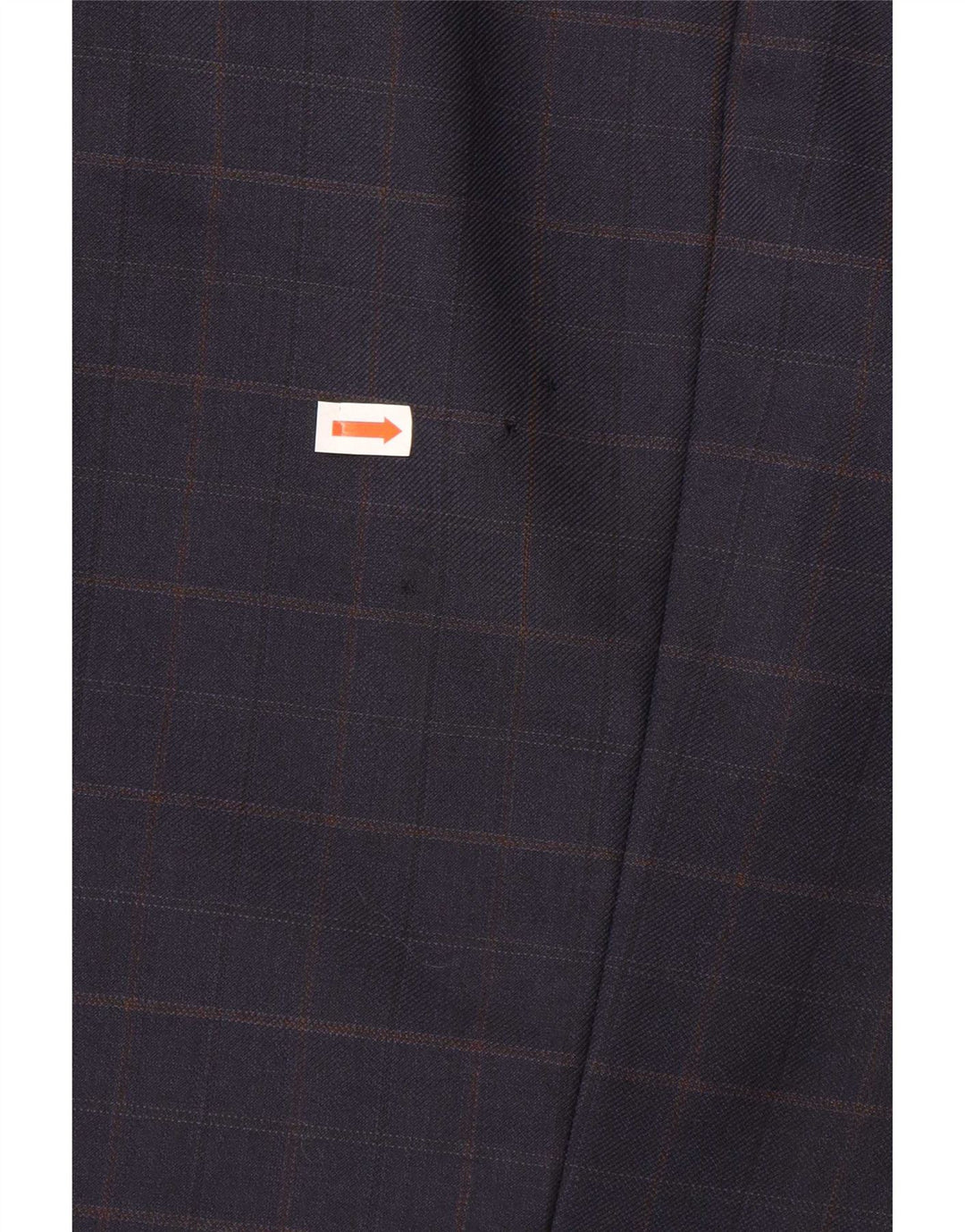 Tommy Hilfiger Jaqueta masculina sob medida Blazer IT 46 pequena xadrez azul marinho