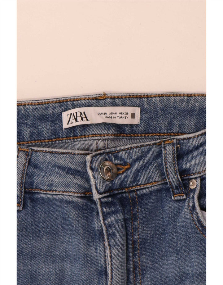 Zara Jeans Bootcut Feminino EU 38 Pequeno W28 L32 Azul