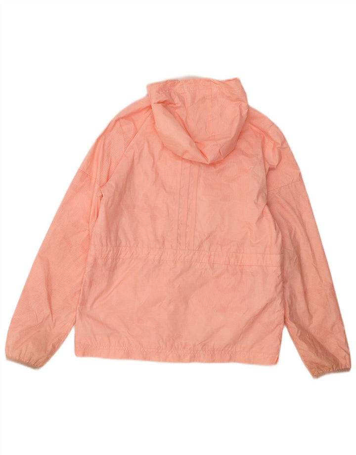 Jaqueta de chuva com capuz Adidas para meninas 11-12 anos poliéster rosa