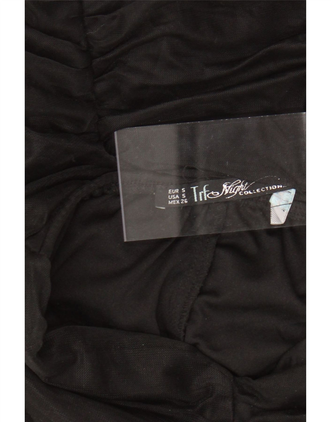 Vestido bodycon feminino sem alças ZARA Reino Unido 8 pequeno preto
