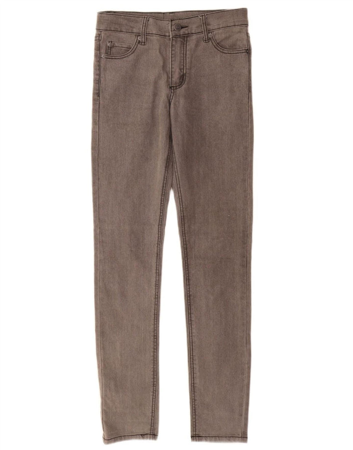 CHEAP MONDAY Jeans skinny feminino W27 L32 algodão cinza